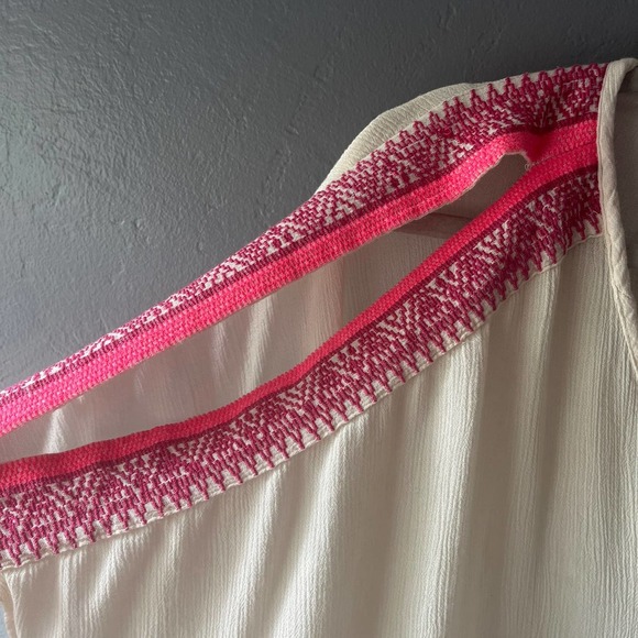 O'Neill Cream and Pink Swim Coverup - Picture 3 of 6